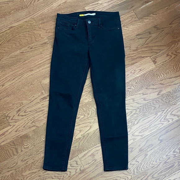 Levi's Women's 711 Black Skinny Jeans, 26 - Picture 1 of 9